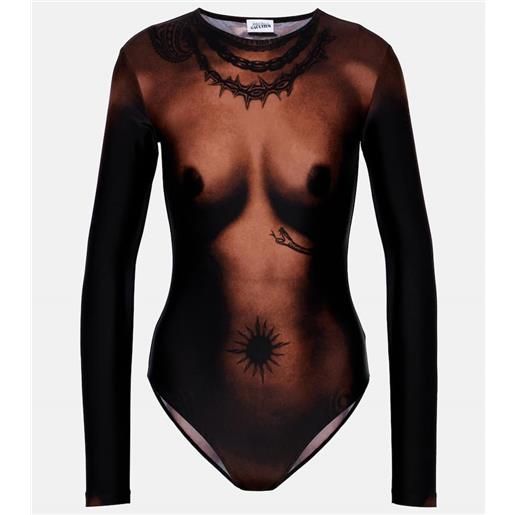 Jean Paul Gaultier body in jersey