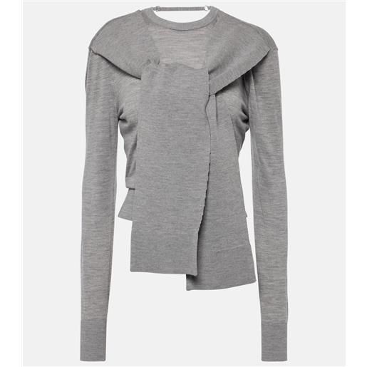Jacquemus pullover rica in misto lana