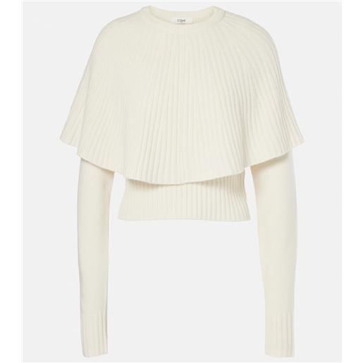 Chloe chloã© top in lana e cashmere