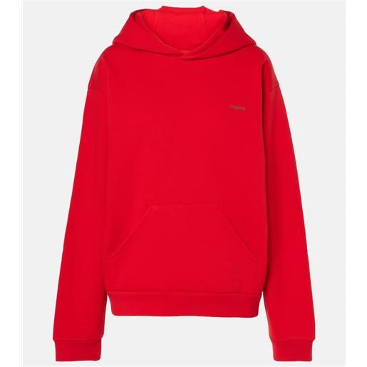 Coperni felpa horn in jersey di misto cotone