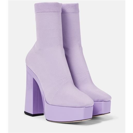 Jimmy Choo stivaletti giome 140 in maglia