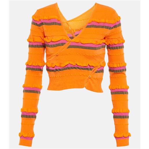 Jacquemus cardigan cropped le cardigan tordu