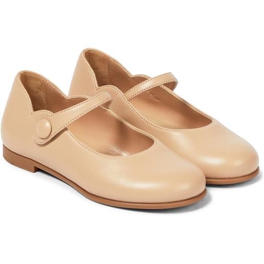 Christian Louboutin Kids ballerine in pelle