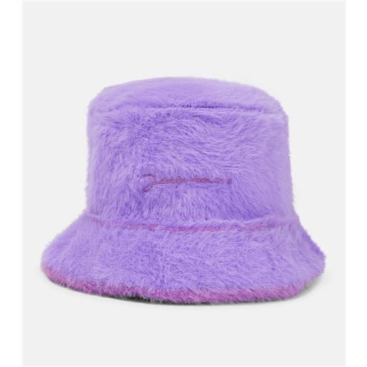 Jacquemus cappello da pescatore le bob neve