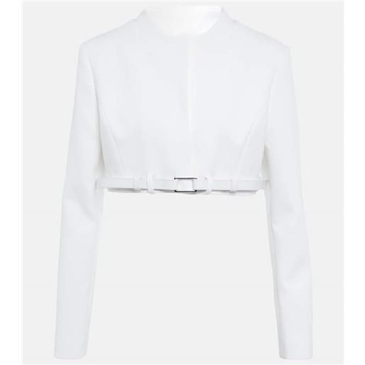 Coperni giacca cropped trompe lâoeil