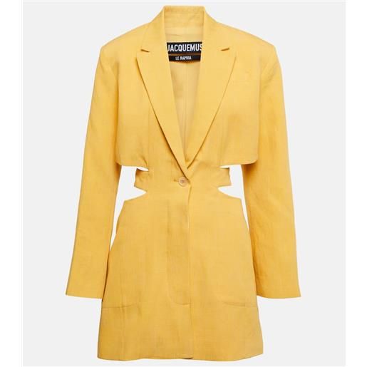 Jacquemus miniabito bari in misto lino