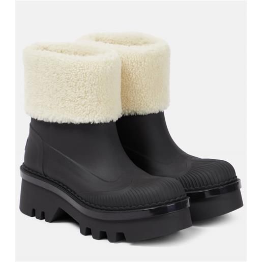 Chloe chloã© stivaletti raina con shearling
