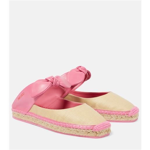 Jimmy Choo espadrillas reka con pelle