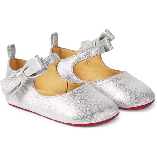 Christian Louboutin Kids baby - ballerine lou babe in pelle