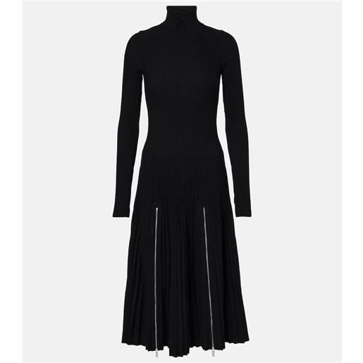 Burberry abito midi in jersey