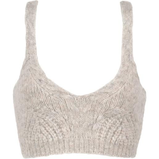 Simkhai bralette elsa in misto lana e alpaca