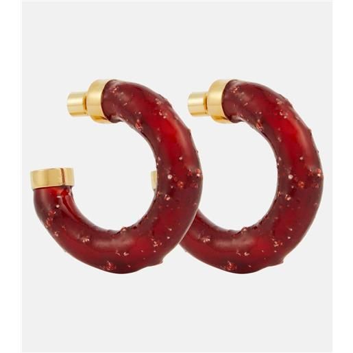 Jacquemus orecchini a cerchio confiture