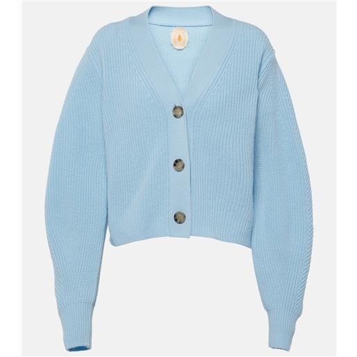 Jardin des Orangers cardigan cropped in lana e cashmere