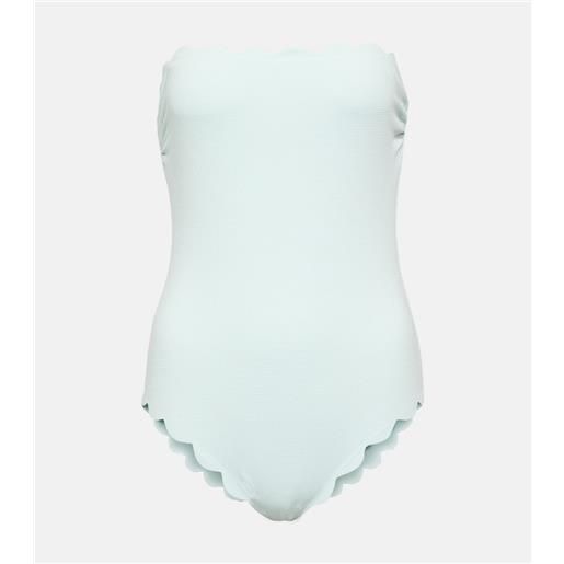 Marysia costume intero smerlato senza spalline