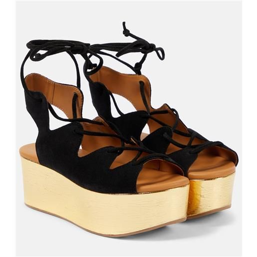See By Chloe see by chloã© sandali liana 70 in suede con platform