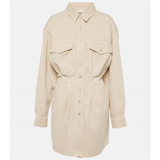 Isabel Marant abito chemisier liliko in twill