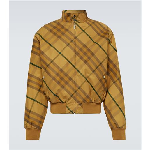 Burberry bomber in cotone Burberry check