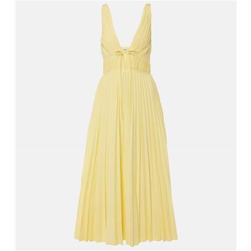 Simkhai abito lungo stephanie in misto cotone