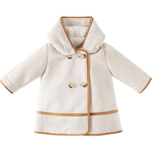 Chloe Kids chloé kids baby - cappotto in suede sintetico