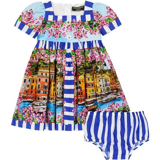 Dolce&Gabbana Kids baby - set di abito e culottes portofino