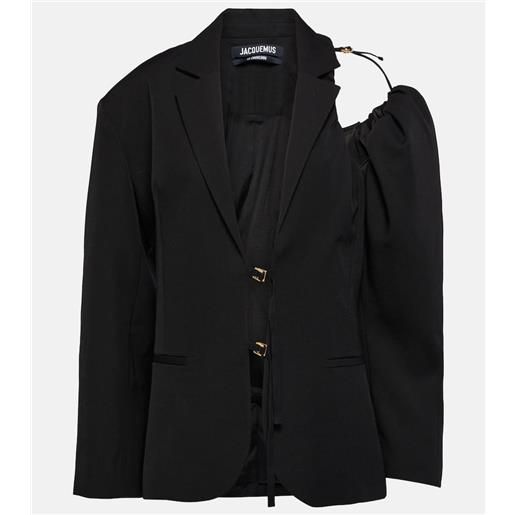Jacquemus blazer la veste galliga in lana vergine