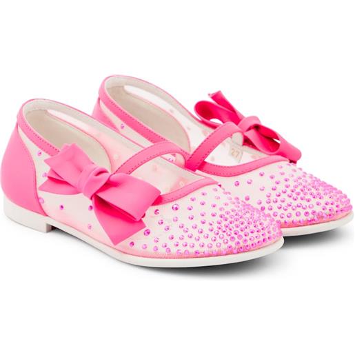 Christian Louboutin Kids ballerine melodie strass