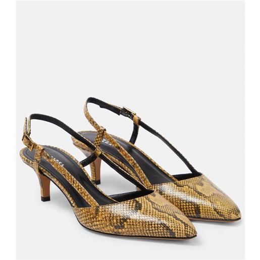 Isabel Marant pumps slingback pilia in pelle