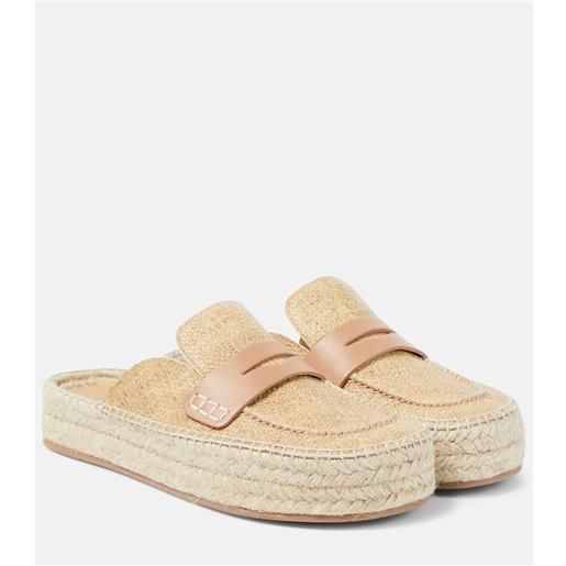 JW Anderson slippers con pelle