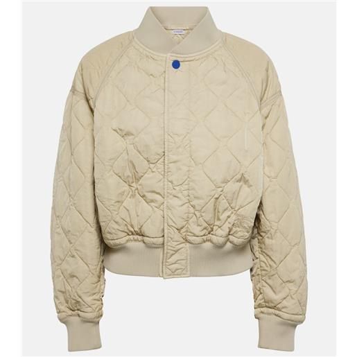 Burberry bomber trapuntato oversize