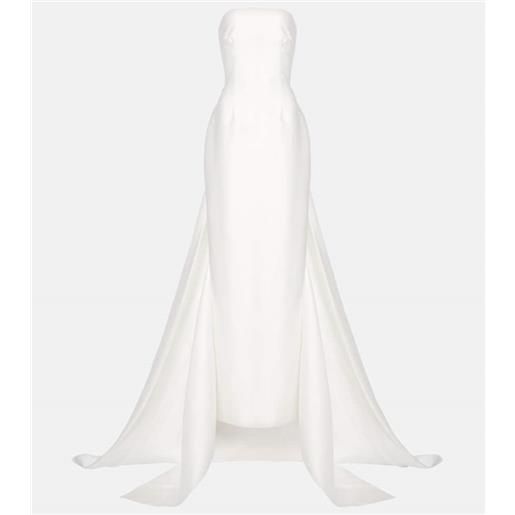 Solace London bridal - abito lungo imani in twill