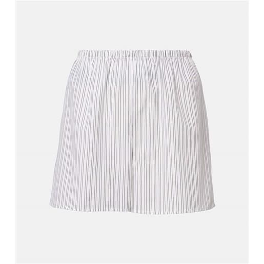 Asceno shorts cairo in misto cotone a righe