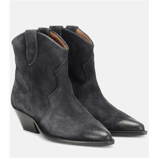 Isabel Marant stivaletti texani dewina in suede