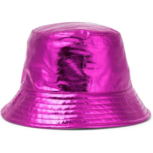 Isabel Marant cappello da pescatore in pelle metallizzata