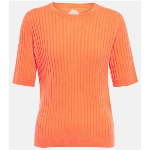 Jardin des Orangers top in cashmere in maglia a coste