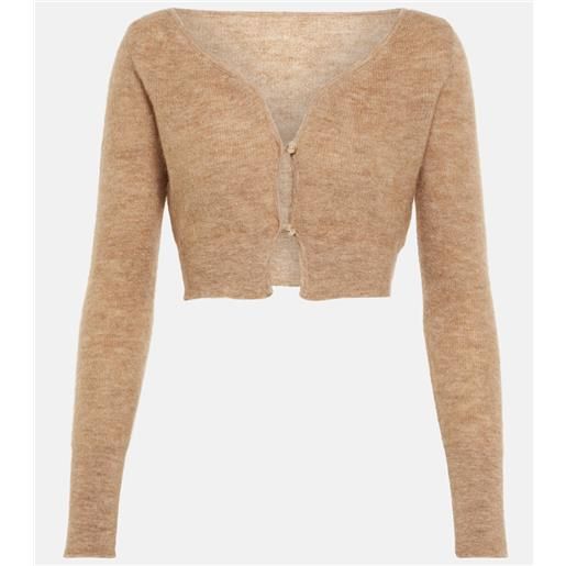 Jacquemus cardigan alzou in misto mohair