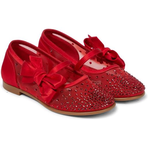 Christian Louboutin Kids ballerine melodie strass