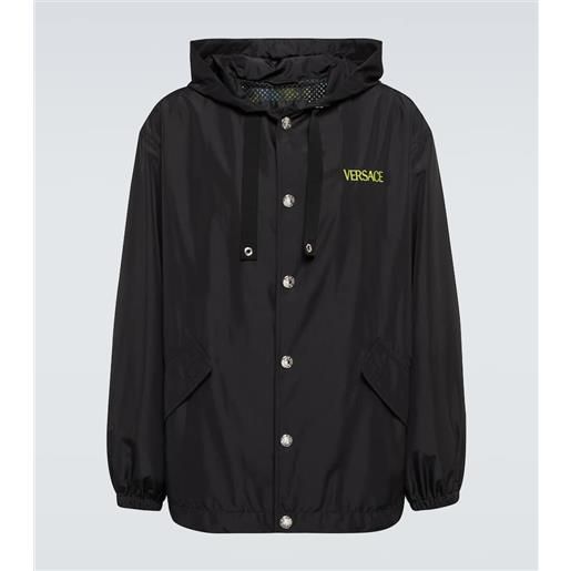 Versace giacca la maschere con stampa