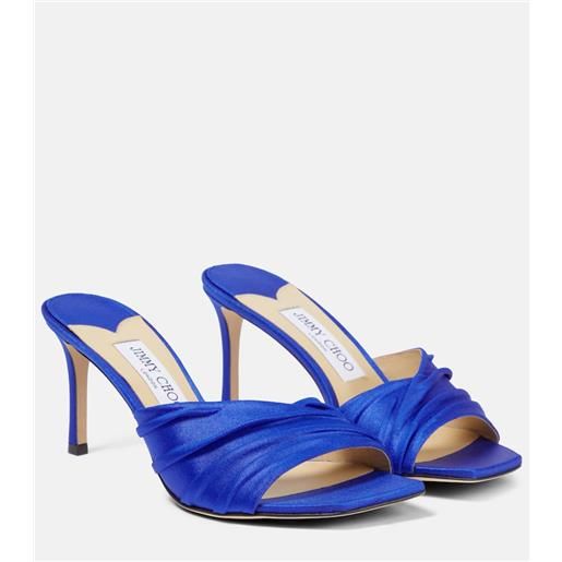 Jimmy Choo sandali basil 75 in jersey e pelle