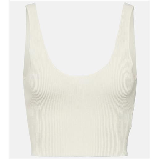 Chloe chloã© top cropped in maglia di lana