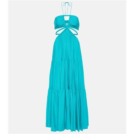 Simkhai abito lungo laurel con cut-out