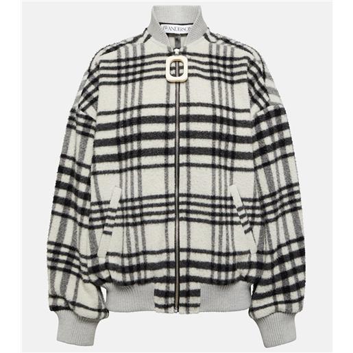 JW Anderson bomber in misto lana a quadri