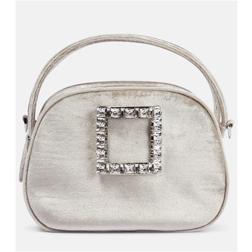 Roger Vivier borsa a spalla viv' ladybug in velluto