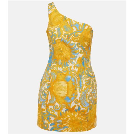 La DoubleJ miniabito bold shoulder in cotone