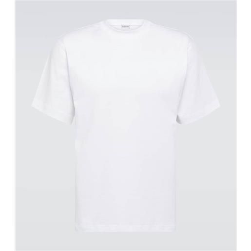Burberry t-shirt in jersey di cotone con stampa