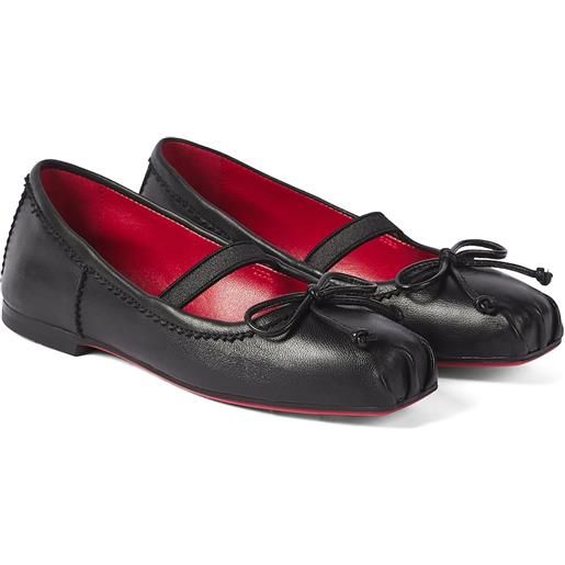 Christian Louboutin Kids ballerine baballet in pelle