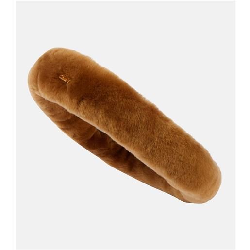 Chloe chloã© fascia per capelli in shearling