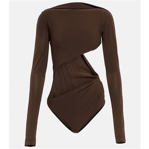 Jacquemus body le body carozzu con cut-out