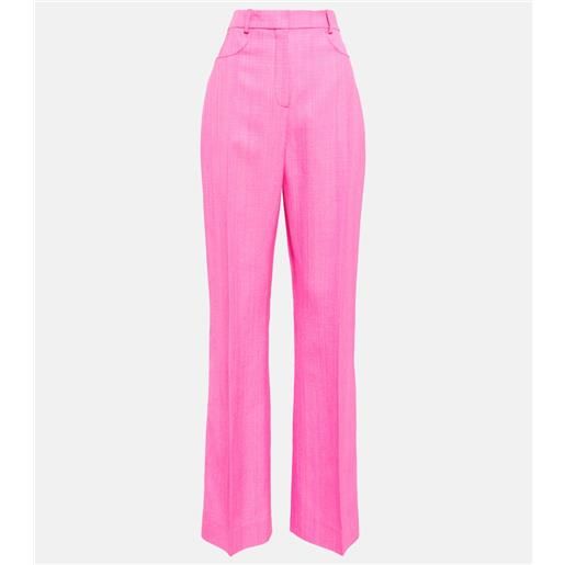 Jacquemus pantaloni a vita alta sauge