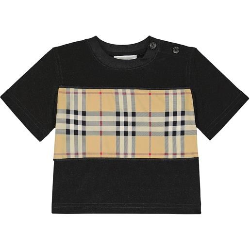 Burberry Kids t-shirt in misto cotone a quadri