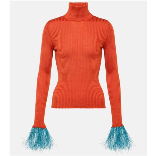 La DoubleJ top high kick in cashmere e seta